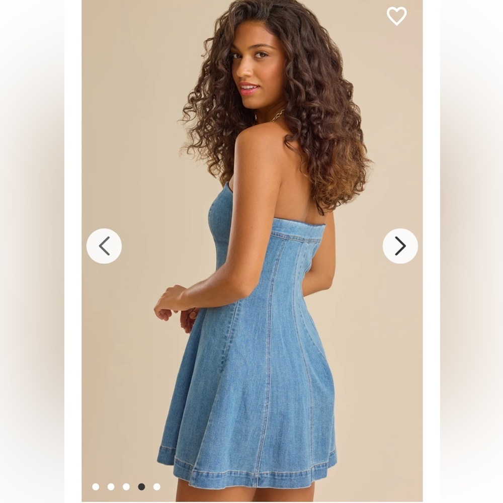 New with tags Altar’d State Alissa Denim Romper - Picture 4 of 5